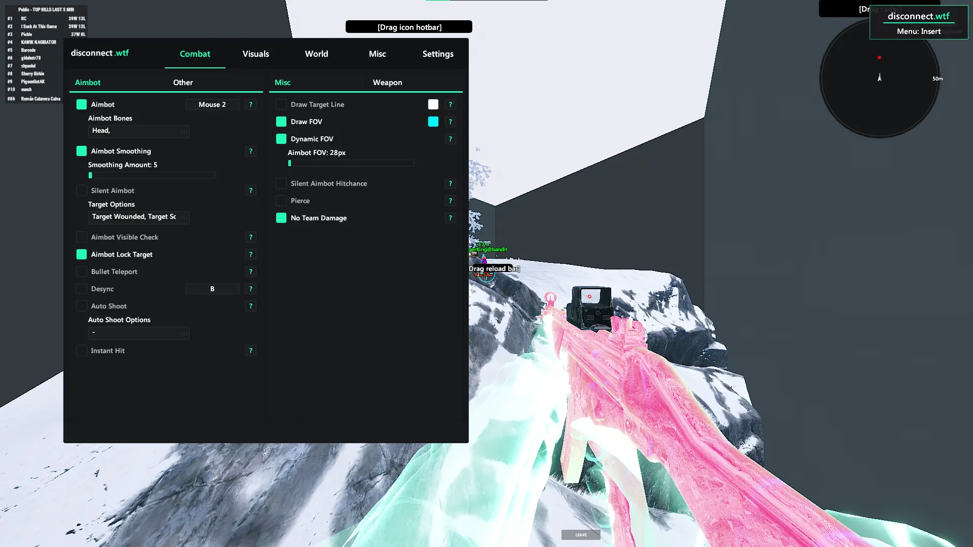 Disconnect Rust Internal customer gameplay